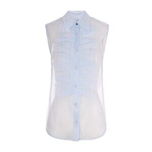 P.A.R.O.S.H. Sheer Ruffled Shirt - NWT